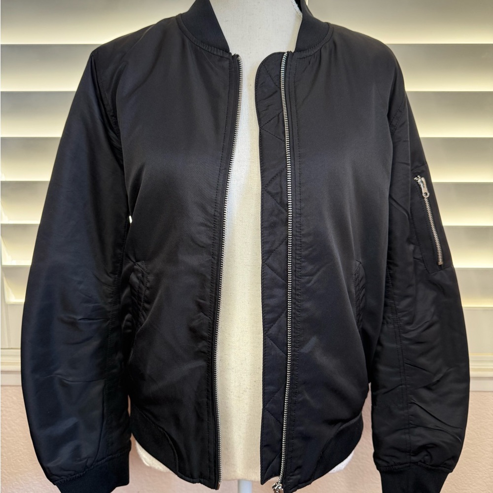 Black Bomber Jacket